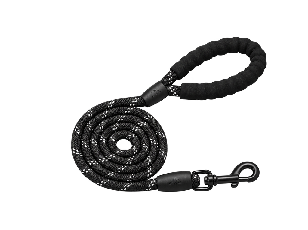 TrailPup Heavy Duty Dog Leash | Reflective Rope Leash for Medium & Large Dogs